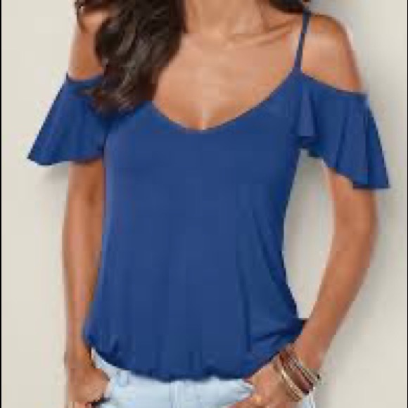 twenty second Tops - Twenty Second Spaghetti Strap Ruffled Shoulder Size Large